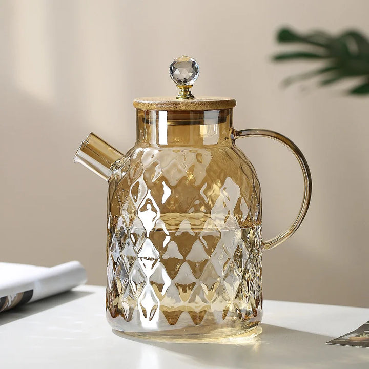 Théière Japonaise Couvercle en Bambou Durable