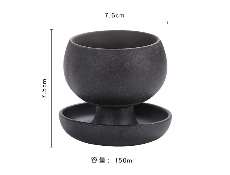 Tasse japonaise à soucoupe