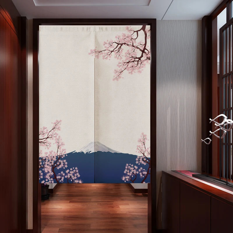 Rideau Japonais Brodé