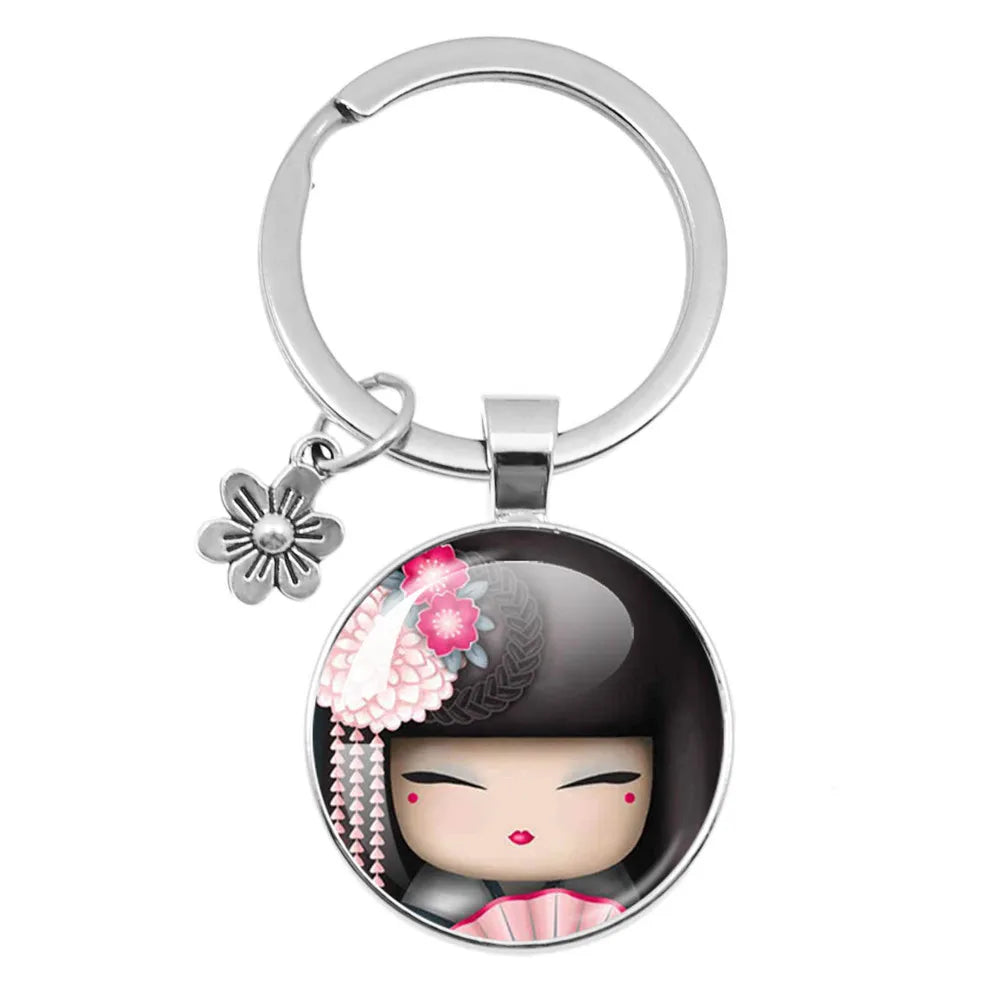 Porte-clés Poupée Japonaise