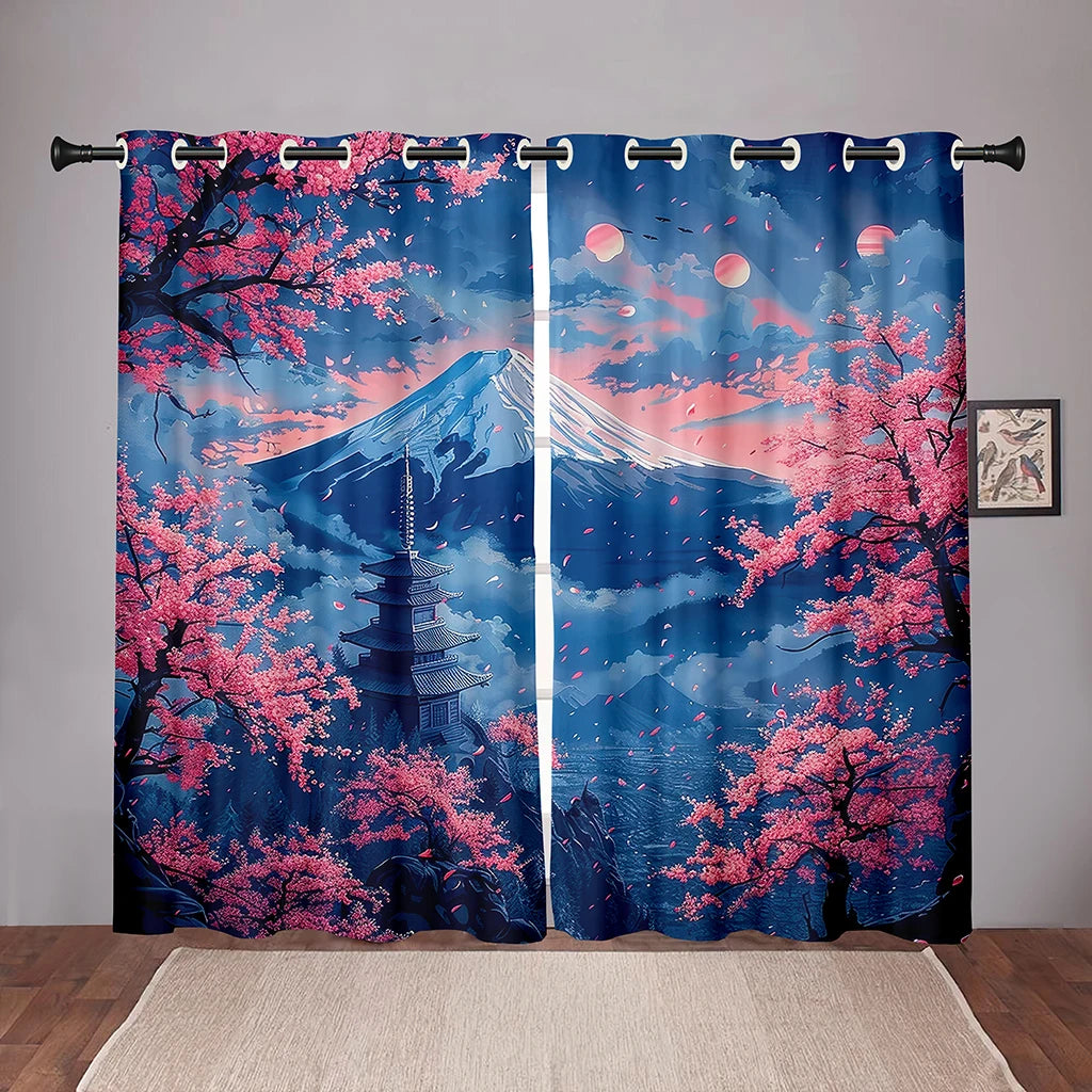 Rideau Japonais Romantique