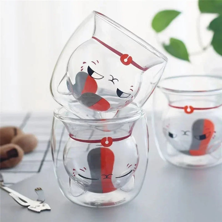 Verre Japonais Nyanko Sensei