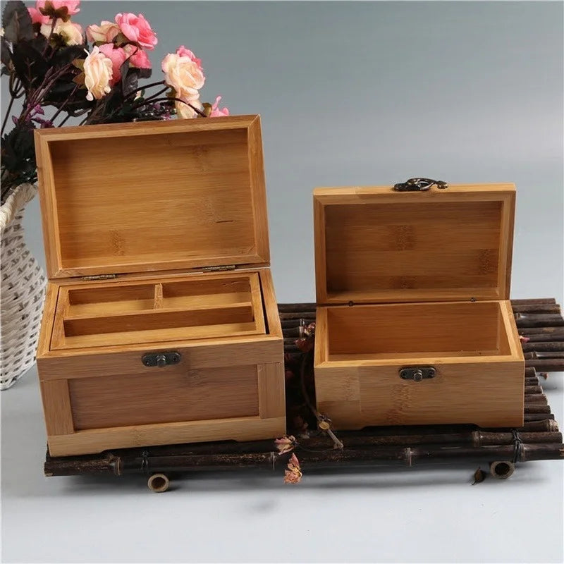 Boîte à bijoux en bambou japonaise