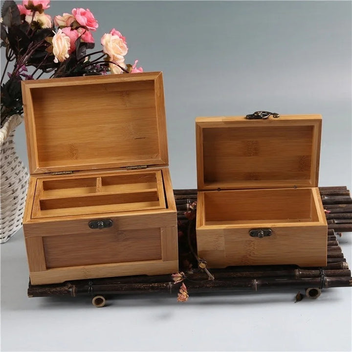 Boîte à bijoux en bambou japonaise