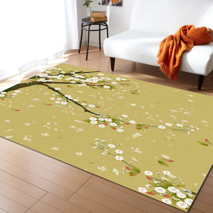 Tapis de salon Japonais Fleur de cerisier