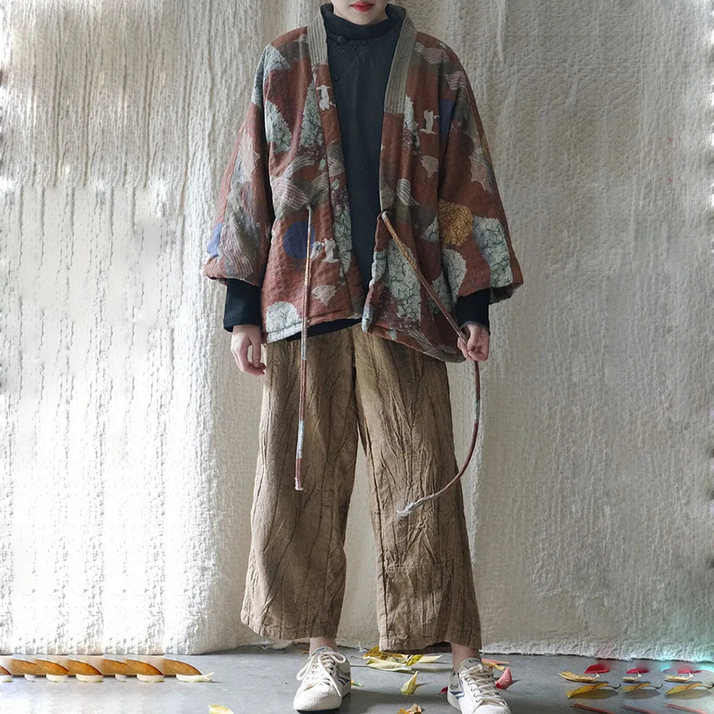 Veste Kimono Matelassée pour Femme