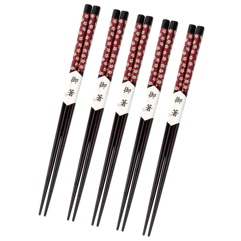 Baguette Japonaise Fleurs de Cerisier Rouge
