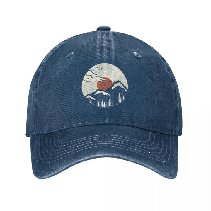 Casquette Japonaise Mont Bleu marine