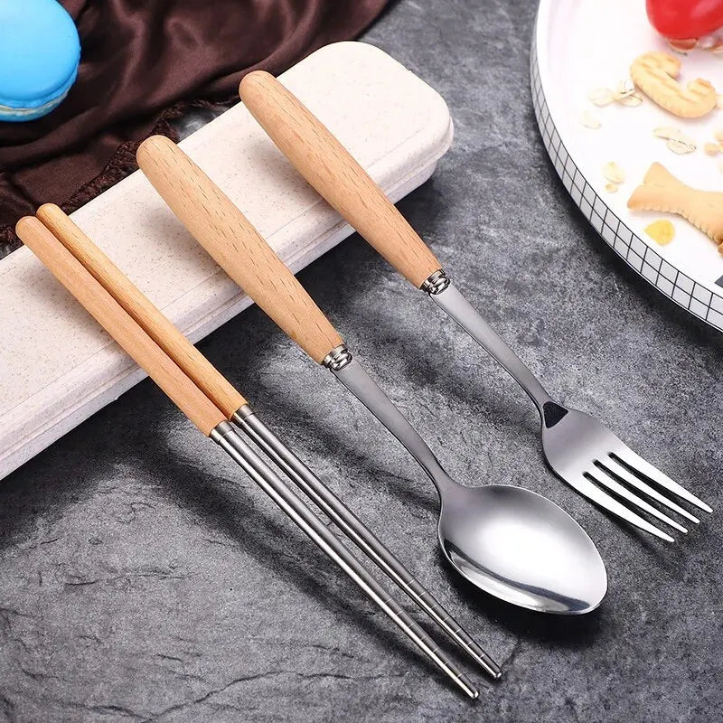Set couvert japonais en inox