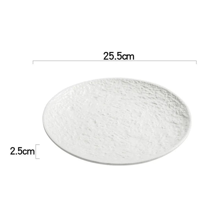 Modern Round Japanese Plate