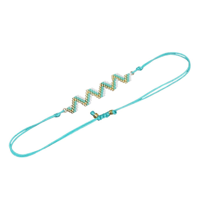 Miyuki Tila Zigzag Bracelet