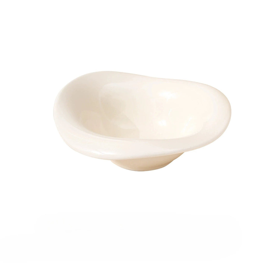 Petit Bol Japonais Irrégulier Blanc