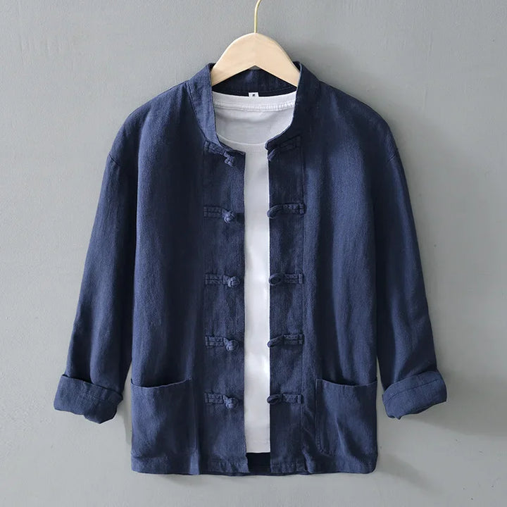 Chemise Japonaise d’Eté Bleu
