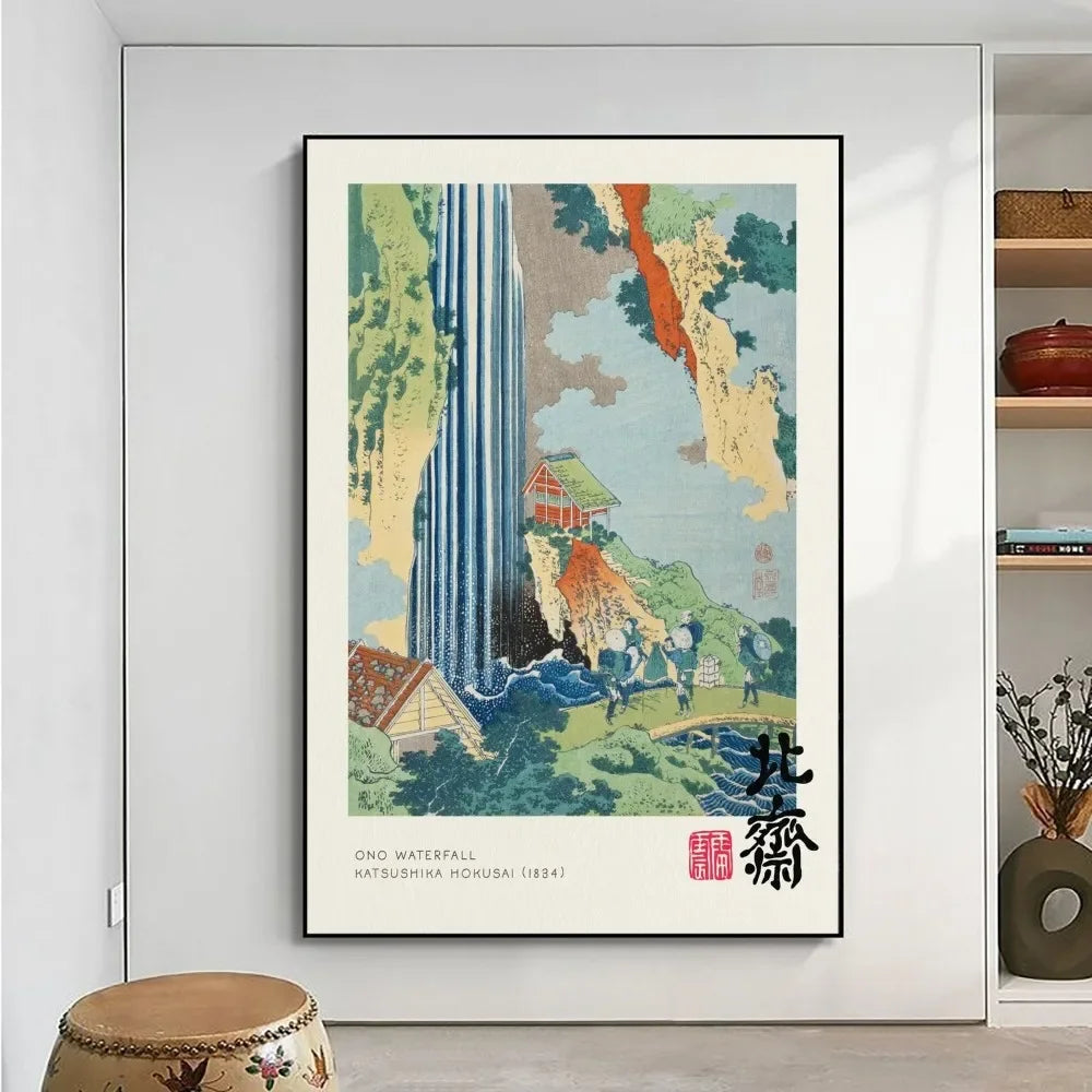 Tableau Japonais Cascade à Ono