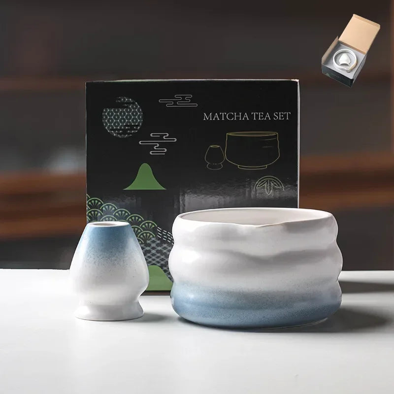 Kit À Matcha Design Bleu