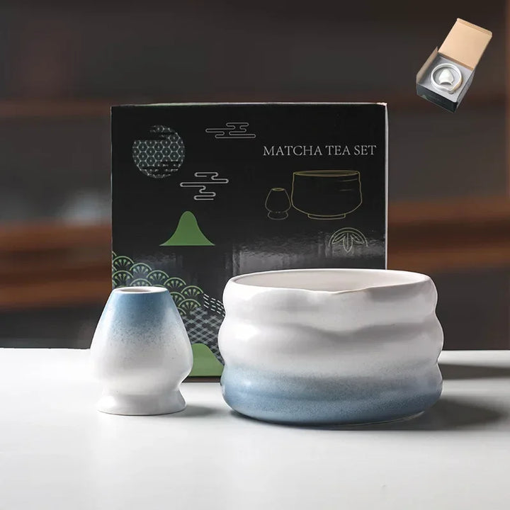 Kit À Matcha Design Bleu