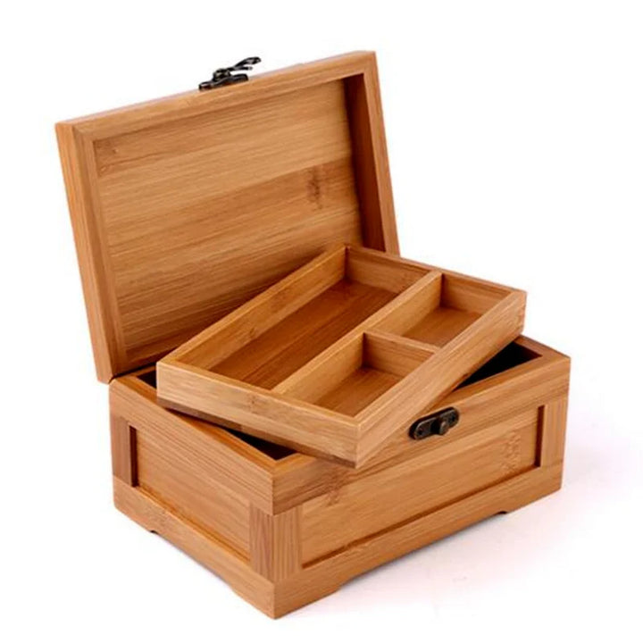 Japanese bamboo jewelry box