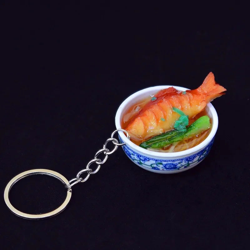 Porte-clés Japonais Nouilles Durable