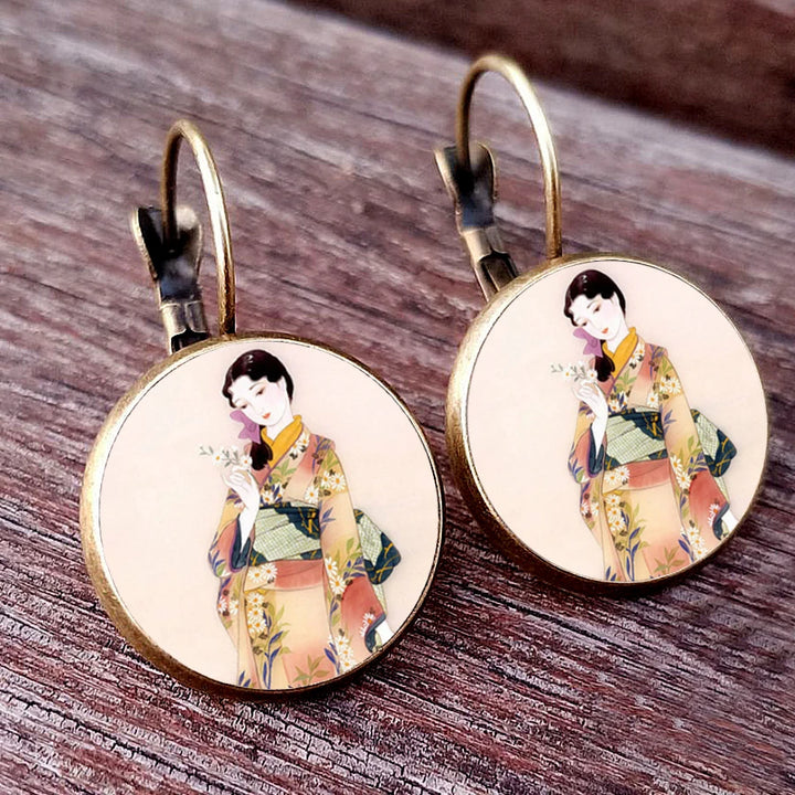 Japanese Classic Dome Earrings