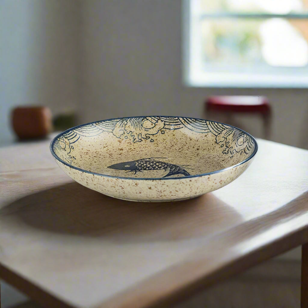 Assiette Japonaise Carpe Koi