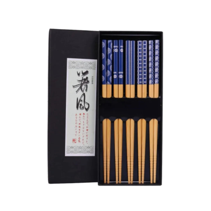 Japanese sushi bamboo chopsticks box