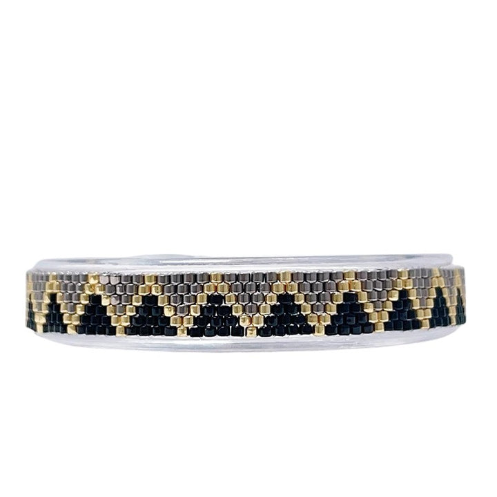 Bracelet Miyuki Tissé Dégradé en inox