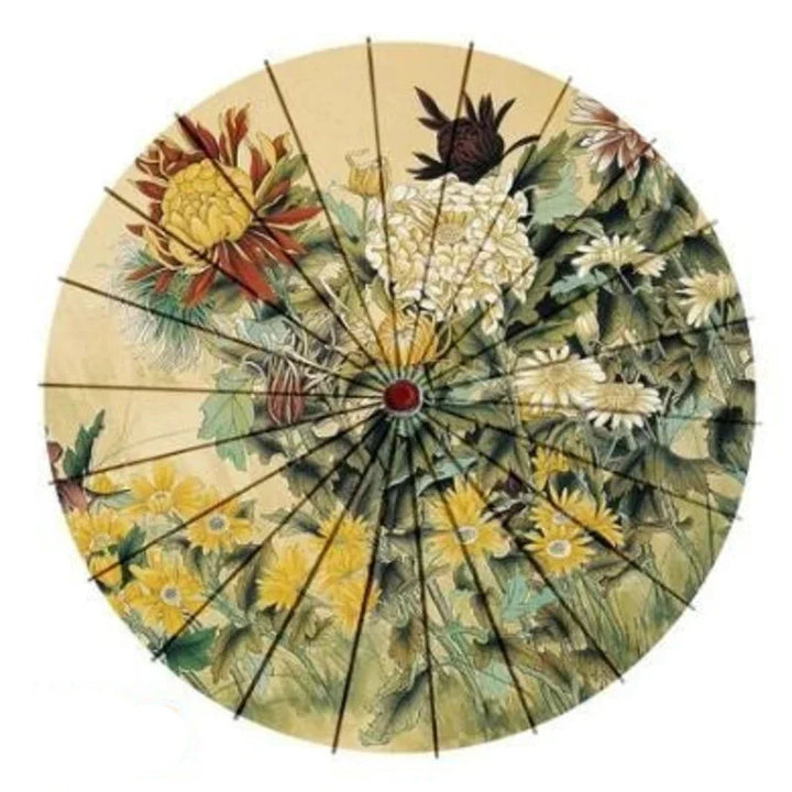 Japanese Flowered Umbrella