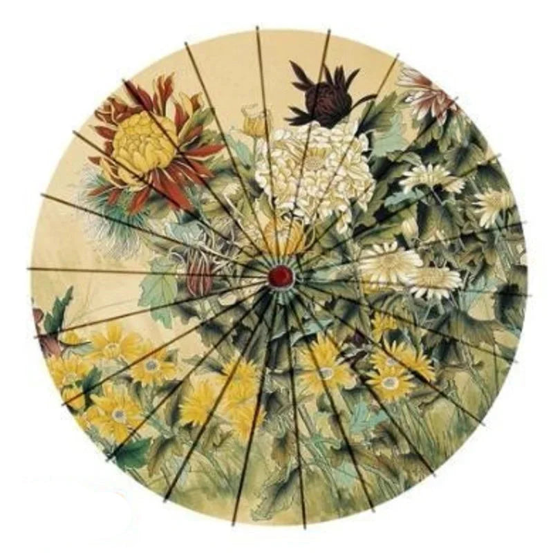 Japanese Flowered Umbrella