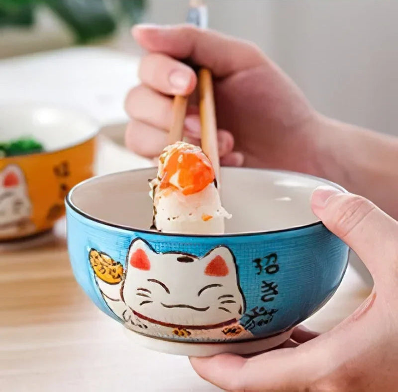 Bol Japonais Maneki Neko