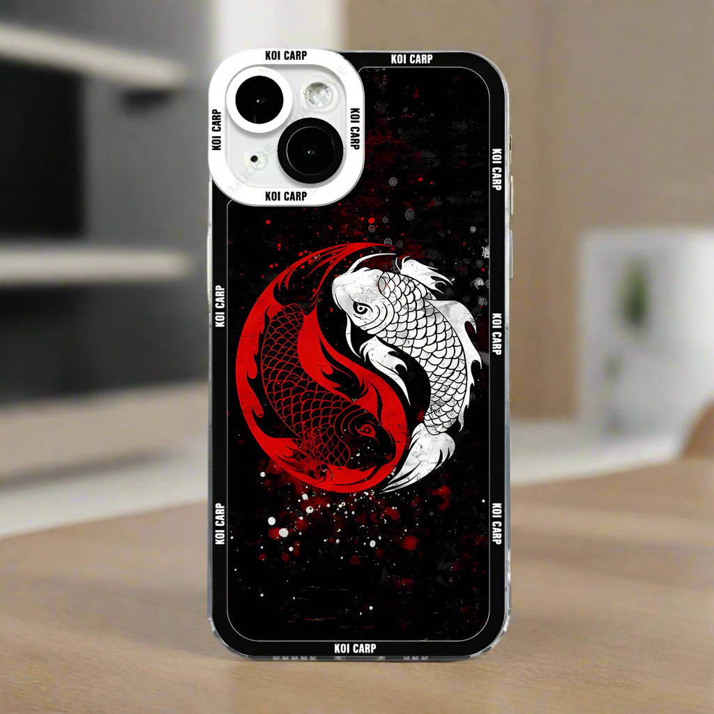 Coque de téléphone Japonaise Carpe Yin Yang