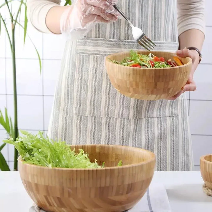 Bol Japonais en Bambou Salade