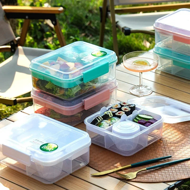 Boite Bento Carrée À Poignée