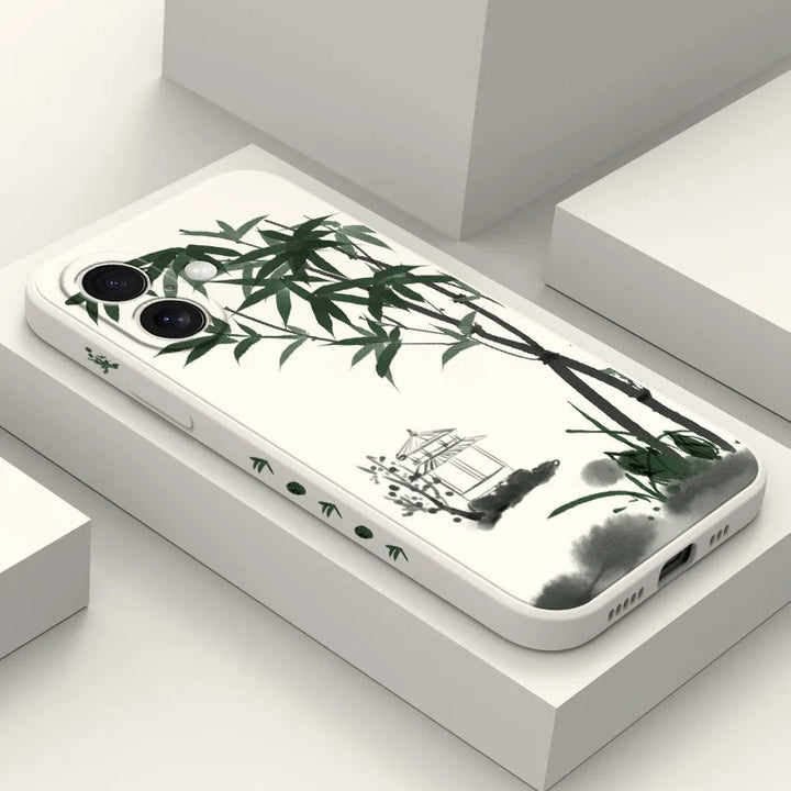 Coque de téléphone japonaise zen bambou