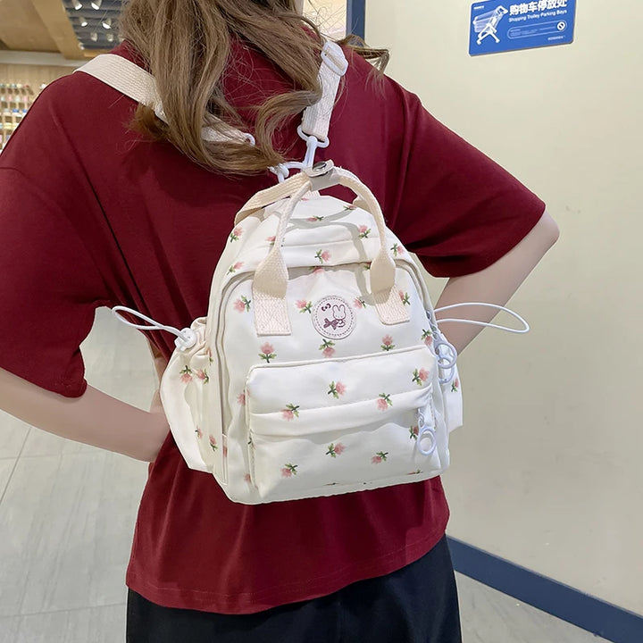 Sac à Dos Motif Japonais blanc