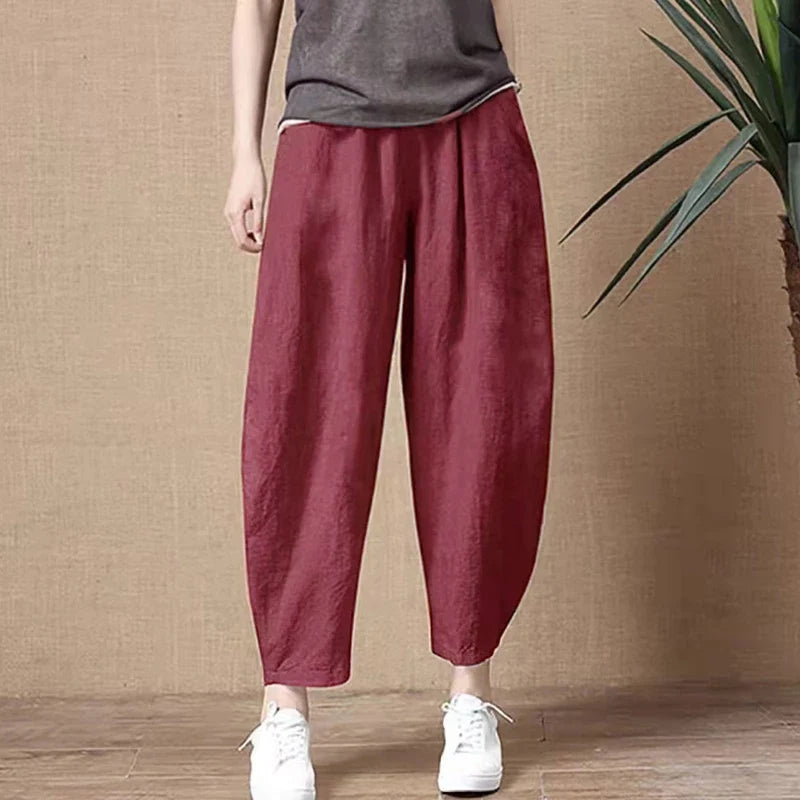 Pantalon Traditionnel Japonais Femme rouge