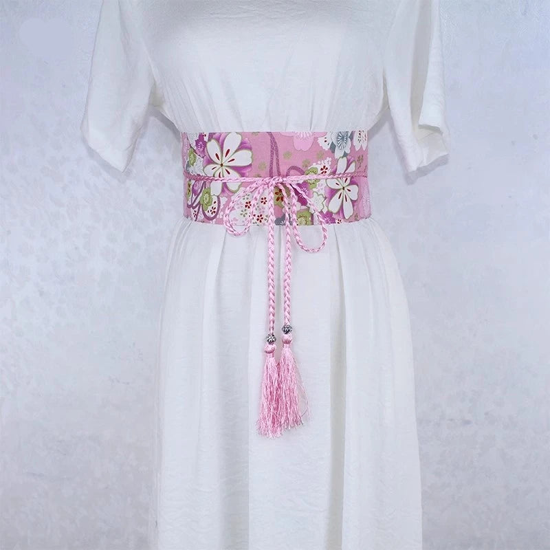Ceinture japonaise rose