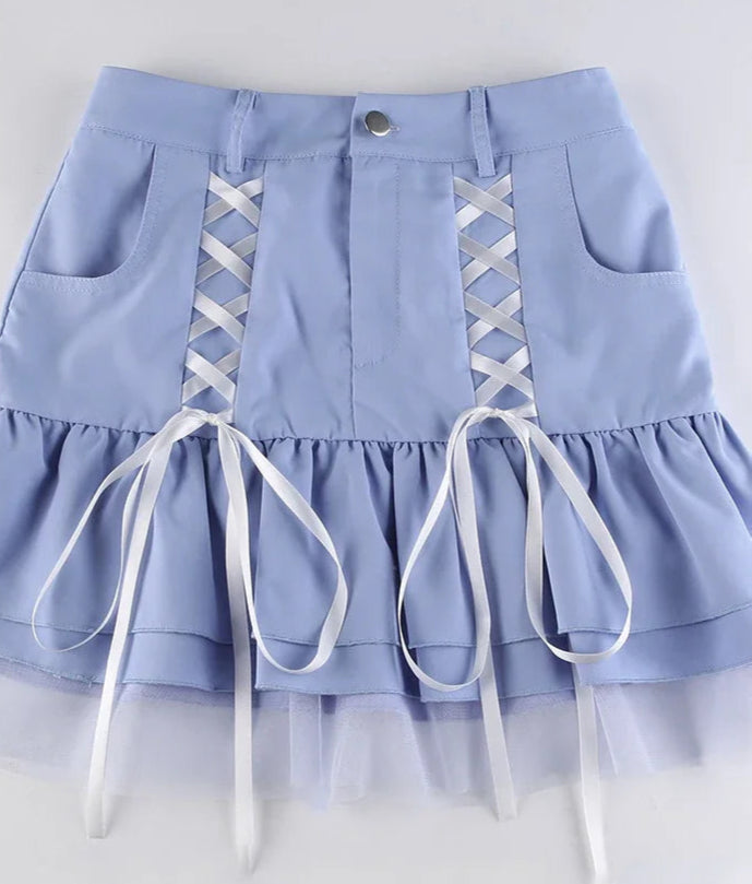 Mini Jupe Japonaise Vintage Confortable