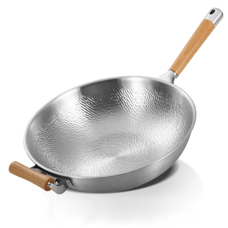 Wok Japonais Martelé Acier