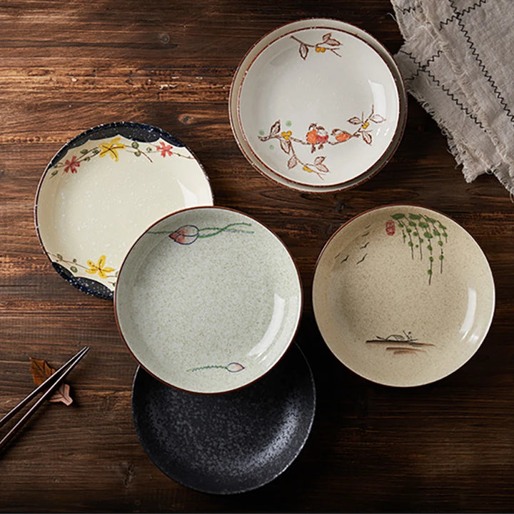 Assiette Japonaise Peinte à la Main modèles