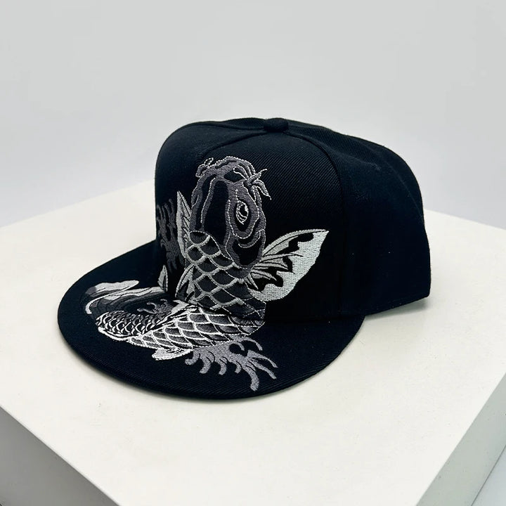Casquette Japonaise Urbaine Noir