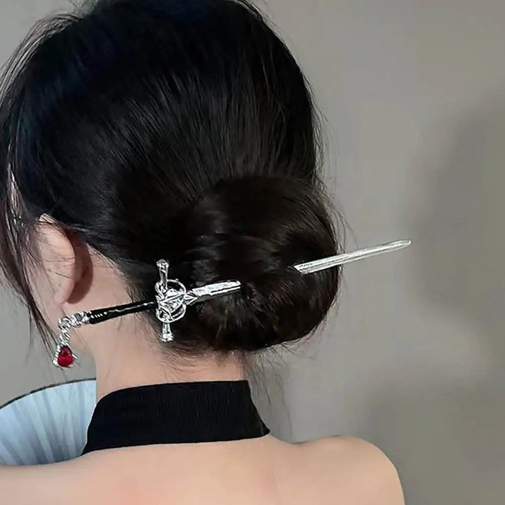 Épingle à cheveux japonais épée en métal