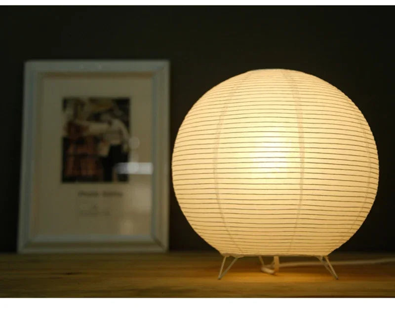 Lampe Japonaise Ronde de bureau