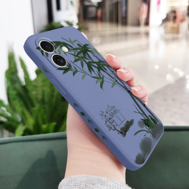 Coque de téléphone japonaise zen bambou