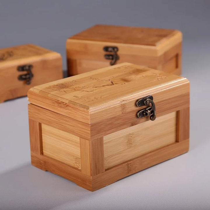 Japanese bamboo jewelry box