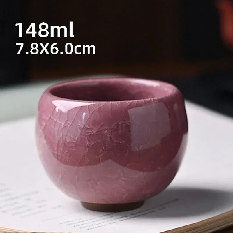 Tasse japonaise effet craquelé