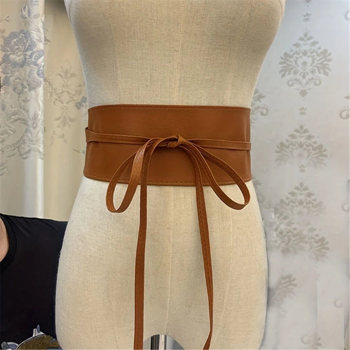 Ceinture obi cuir