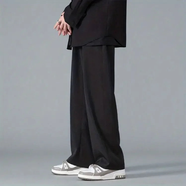 Pantalon Japonais Droit Noir