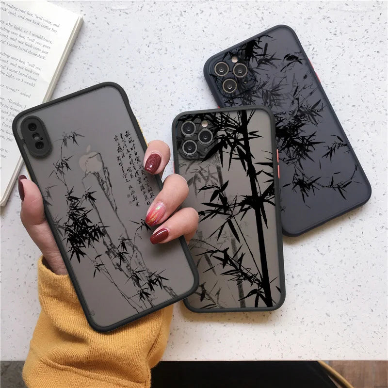 Coque de téléphone japonaise Bambou