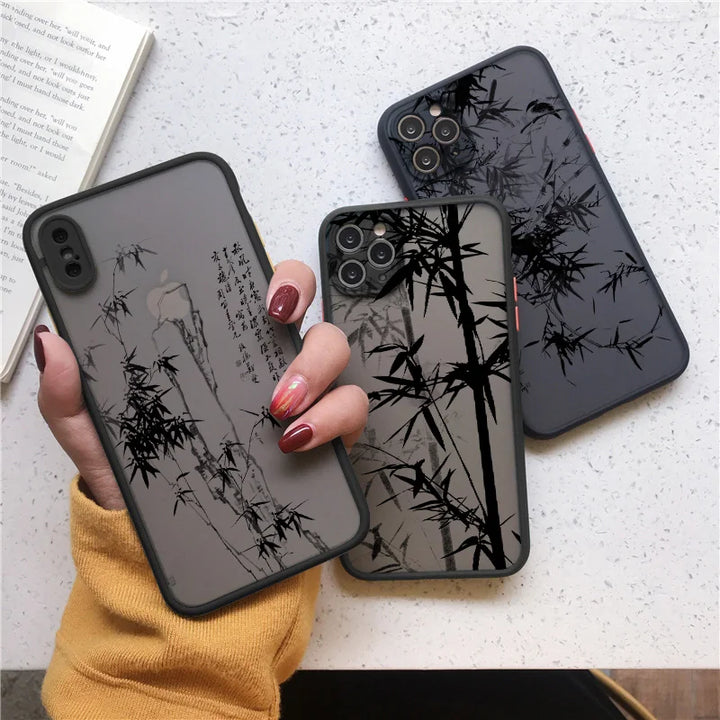 Coque de téléphone japonaise Bambou
