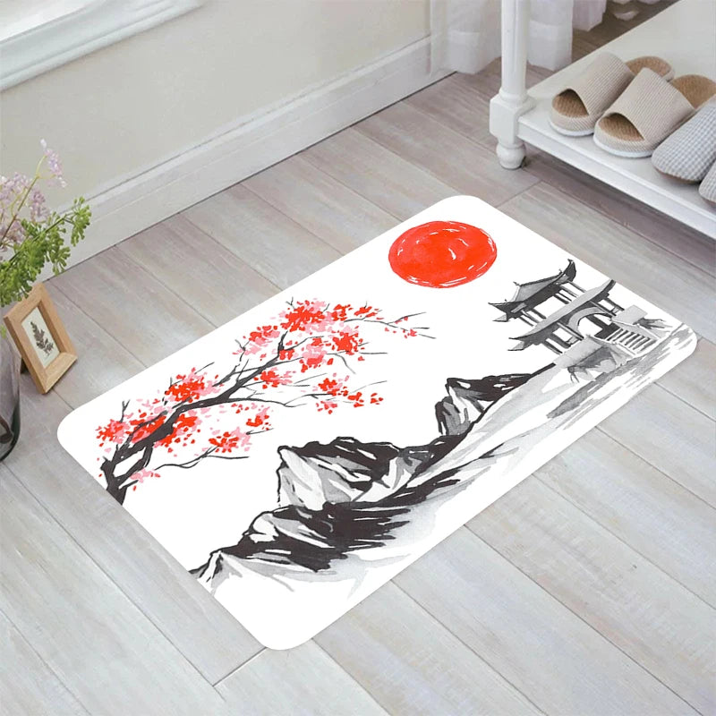 Tapis Japonais motif Sakura